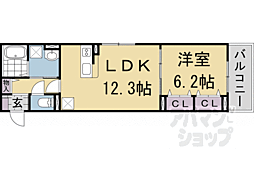 京阪宇治線 観月橋駅 徒歩15分 2階/-