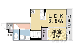 LEI COURT椥辻I 2階