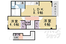 ソレアード小野A 2階