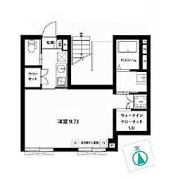 東京メトロ丸ノ内線 新大塚駅 徒歩7分の賃貸マンション 1階1Kの間取り
