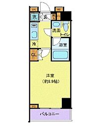 クレヴィスタ練馬平和台 1Kの間取図画像