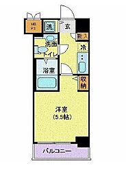 マリオン練馬 1Kの間取図画像