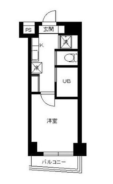 スカイコート後楽園ＷＥＳＴ ｜東京都文京区小石川4丁目(賃貸マンション1K・4階・20.72㎡)の写真 その2