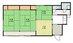 玉川2丁目戸建2棟 4DKの間取り