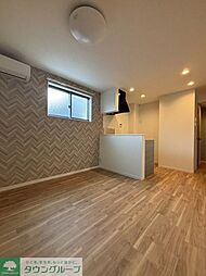 JR青梅線 羽村駅 徒歩8分の賃貸アパート 2階1LDKのリビング/ダイニング