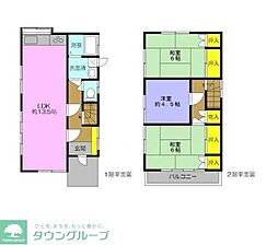 上野住宅 1階3LDKの間取り