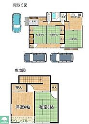新町4丁目戸建 1階5DKの間取り