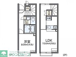 レオネクストアルデンテ　緑ヶ丘 1階1LDKの間取り