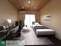 多摩都市モノレール 桜街道駅 徒歩15分の賃貸マンション 2階1Kのリビング/ダイニング