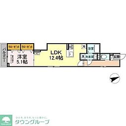 間取図画像 1LDK