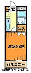 間取図画像 1K
