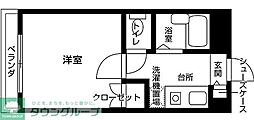 Aifort.立川 ワンルームの間取図画像