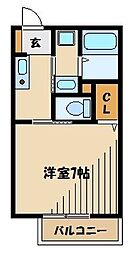 LOGEMENT 1Kの間取図画像