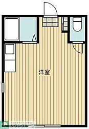 村野ビル ワンルームの間取図画像