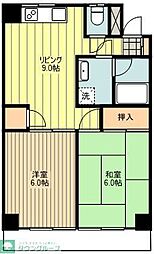 グレースマンション 2LDKの間取図画像
