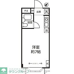ARKHOUSEF ワンルームの間取図画像