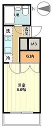 T-BOX1st 1Kの間取図画像