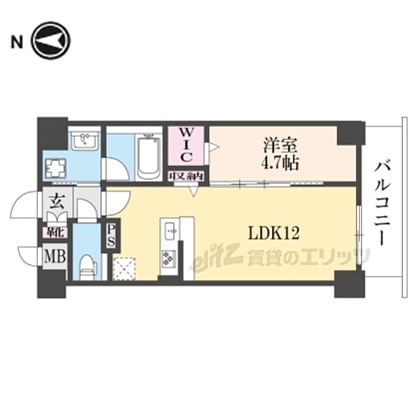 奈良県奈良市西大寺南町(賃貸マンション1LDK・7階・40.21㎡)の写真 その2