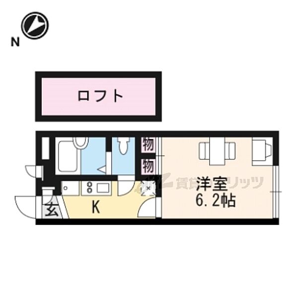 レオパレスたんぽぽ 207｜大阪府枚方市都丘町(賃貸アパート1K・2階・19.87㎡)の写真 その2