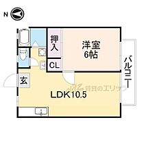 ル・ヴァン・クレール 203 ｜ 奈良県奈良市北之庄西町1丁目（賃貸マンション1LDK・2階・35.00㎡） その2