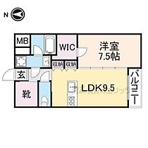 グランパレス 103 ｜ 奈良県橿原市地黄町（賃貸マンション1LDK・1階・44.37㎡） その2