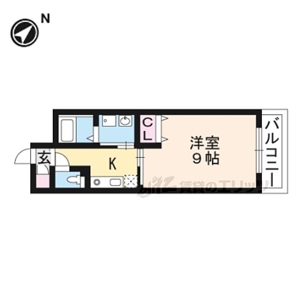 大阪府枚方市長尾家具町3丁目(賃貸マンション1K・1階・28.98㎡)の写真 その2