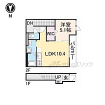 奈良県橿原市新口町（賃貸アパート1LDK・2階・44.61㎡） その2