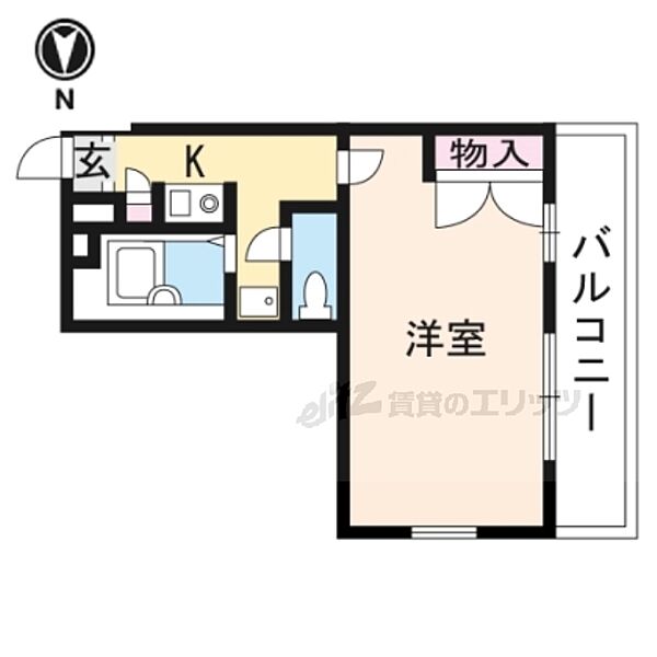 奈良県香芝市上中(賃貸アパート1K・3階・24.84㎡)の写真 その2