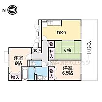 ソシア　Ａ棟Ｂ棟 B303 ｜ 奈良県香芝市逢坂（賃貸アパート3DK・3階・65.48㎡） その2