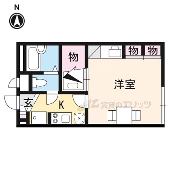 ロイヤルＳＫ指柳 107｜奈良県天理市指柳町(賃貸アパート1K・1階・21.53㎡)の写真 その2