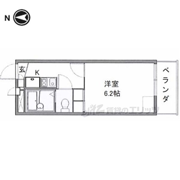 大阪府寝屋川市石津中町(賃貸アパート1K・3階・19.87㎡)の写真 その1