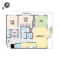 レフィナード帝塚山207  ｜ 奈良県奈良市帝塚山6丁目（賃貸マンション3LDK・2階・120.26㎡） その2