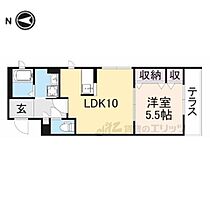 奈良県橿原市小槻町（賃貸マンション1LDK・1階・40.00㎡） その2