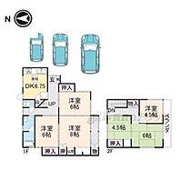 奈良県生駒郡安堵町東安堵（賃貸一戸建6DK・2階・109.84㎡） その1