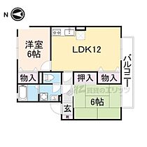 奈良県北葛城郡広陵町馬見北2丁目（賃貸アパート2LDK・2階・55.20㎡） その2