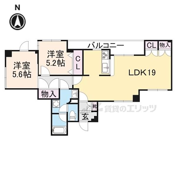 ヴィンテージハウス大和高田 205｜奈良県大和高田市南本町(賃貸マンション2LDK・2階・72.70㎡)の写真 その1