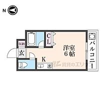 奈良県生駒郡斑鳩町興留9丁目（賃貸マンション1R・3階・18.00㎡） その2