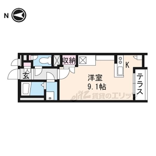 レオネクストノーム 105｜奈良県香芝市瓦口(賃貸アパート1R・1階・26.50㎡)の写真 その2