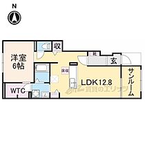 サンライズ橿原セリーン 105 ｜ 奈良県橿原市葛本町（賃貸アパート1LDK・1階・50.07㎡） その2