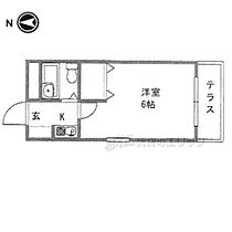 シティパレス21西大寺Ｐ－1 106 ｜ 奈良県奈良市西大寺新町1丁目（賃貸マンション1K・1階・15.60㎡） その2