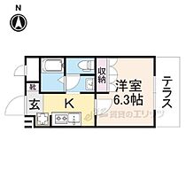 ＴＯＰＩＡ 106 ｜ 奈良県橿原市十市町（賃貸アパート1K・1階・23.76㎡） その2