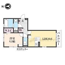 プラナス新大宮 203 ｜ 奈良県奈良市法蓮町（賃貸アパート1LDK・2階・42.93㎡） その2