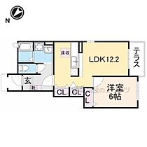 奈良県大和高田市中今里町（賃貸アパート1LDK・1階・45.72㎡） その2