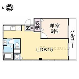 Casa.+ 1LDKの間取図画像