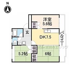 成幸ハイツ 3DKの間取図画像