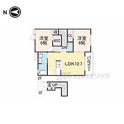 ブローテ 2LDKの間取図画像