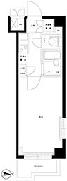 ルーブル新中野 1Kの間取図画像
