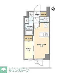 AIFLAT阿佐ヶ谷 1DKの間取図画像