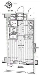 スパシエルクス光が丘 1Kの間取図画像