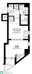 エクシム高円寺 1DKの間取図画像
